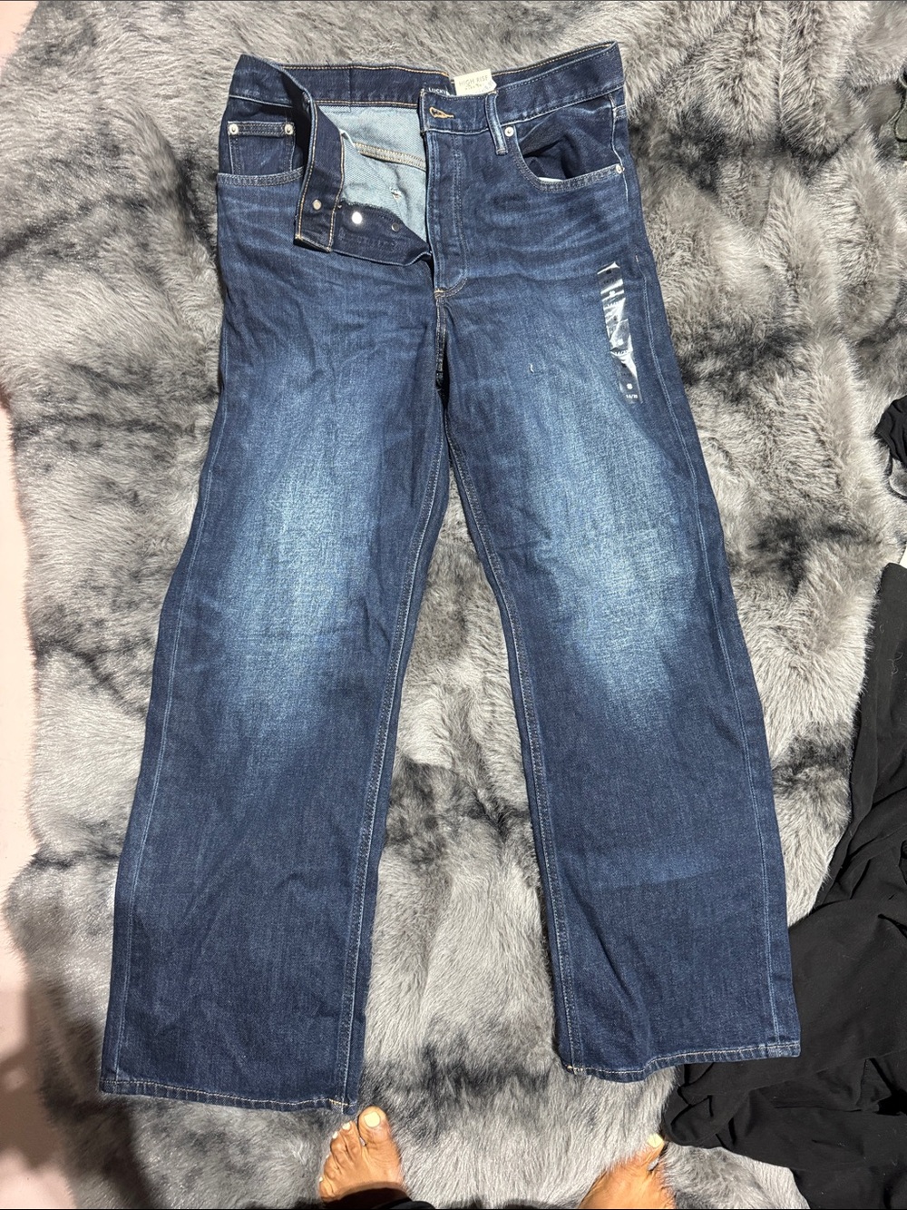 Lucky Brand Women's Relaxed Indigo Blue Jeans